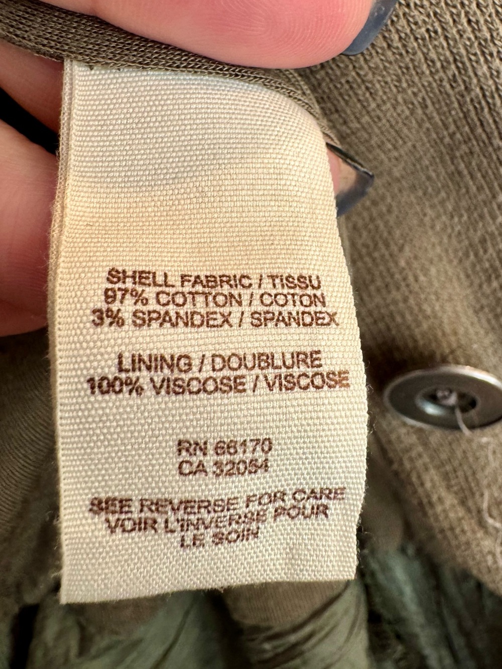 Free People Military Ruffle Hem Knit Jacket Olive Brown Size 4 - Picture 5 of 8